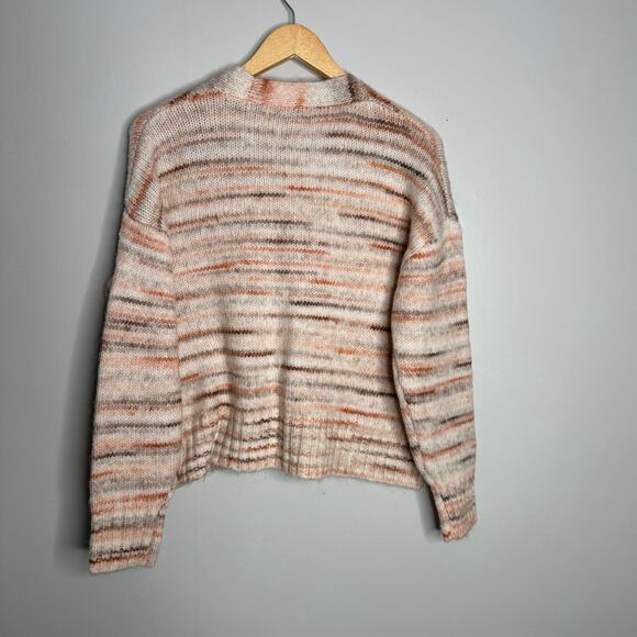 Mi‎ Ami Women’s Jacquelyn Front Button Pink Space Dye Cardigan Size XS NWT - Picture 8 of 9